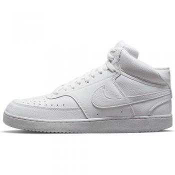 Nike Court Vision Mid Next Nature Sneakers - Men's White 47.5