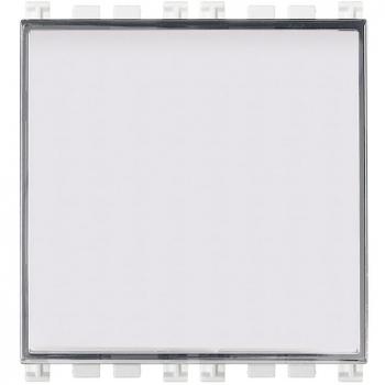 Pulsante Portanome 1P 10A Blanco Vimar Arke