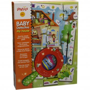 Puzzle bebé detective Mi casa 35 piezas, Ludattica