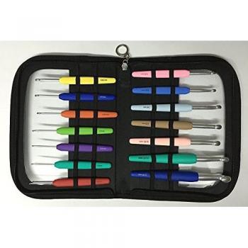 KnitPro WAVES Crochet Needle Set BIG 14 Aluminium Crochet Hooks 2, 0-12,0 MM 30925 Item by KnitPro