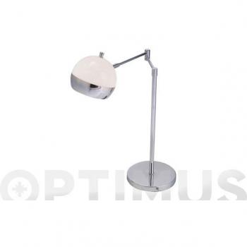 Lámpara de Mesa Cromada E14 40W Max
