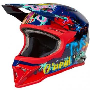 O'Neal Casco de Cross Niño 1SRS Rex V.24 Multi - MX Enduro, Carcasa ABS, Forro de Confort, Ventilación óptima, Talla XL