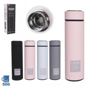 Termo con Filtro Luck Acero Inoxidable Surtido