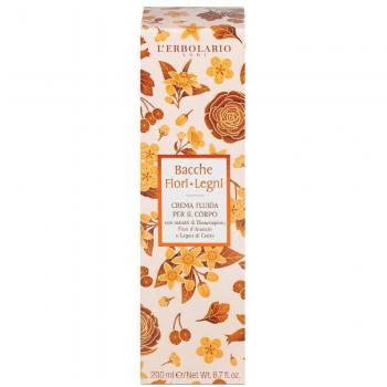 Bayas Flores Leños Crema Perfumada para el Cuerpo, 200 ml