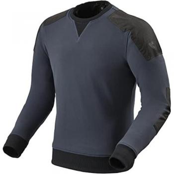 Sudadera para motocicletas Revit Whitby Azul con protectores, tamaño 2XL
