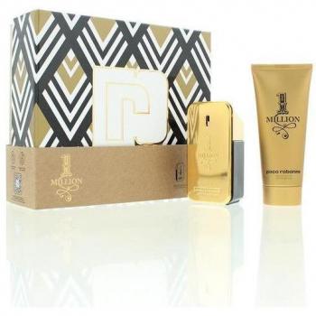 Paco Rabanne 1 Million Gift Set for Men with Eau de Toilette Spray 50ml and Two-Piece Set