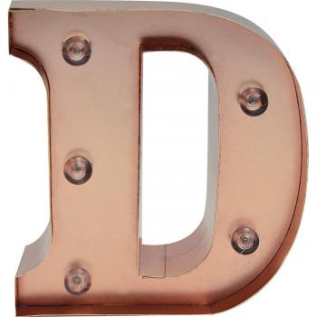Mini letra decorativa iluminada LED - D Legami