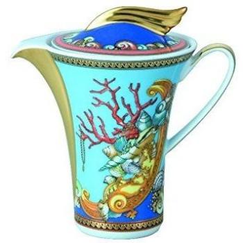 Versace Les Trésors De La Mer Lechera, Porcelana, Azul, 17x17x7.7 cm