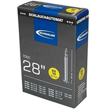 Schwalbe Sv 15 In Folie Neumáticos para Bicicleta, Unisexo, Negro, 28x3/4-1 1/8