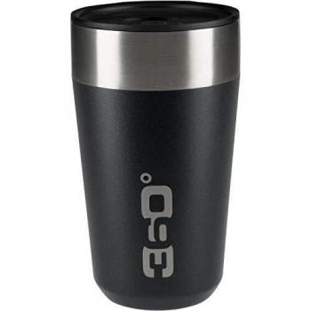 360 Degrees Vacuum Insulated Travel Mug 475ml - Black Stainless Steel