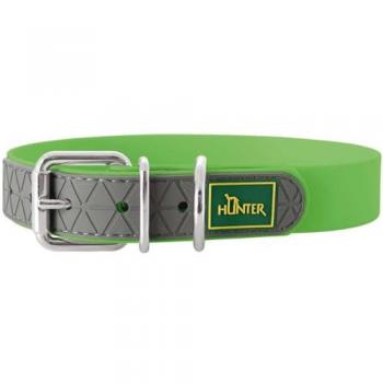 Collar para Perro Hunter Convenience 53-61 cm L/XL Verde Manzana, Plástico, Resistente al Agua y a las Manchas