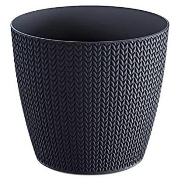 Maceta WHEATY 1L, dimensiones (mm) 128x128x112, color Mostaza