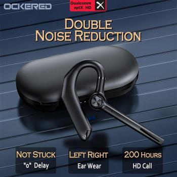 Auriculares Inalámbricos Bluetooth Ockared con Reducción Activa de Ruido, Chip Qualcomm y Doble Micrófono para Negocios