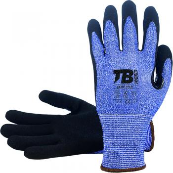 Guante Nylon Nitrilo Azul Talla 7