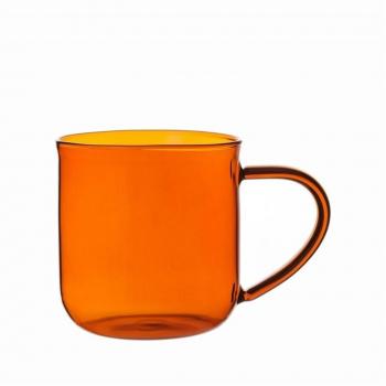 Taza de Vidrio Viva Scandinavia Minima Eva 400ml Ambar