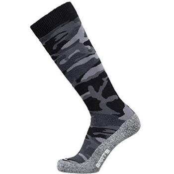 Calcetines Largos Deportivos Camo Negros Talla EU 43-46