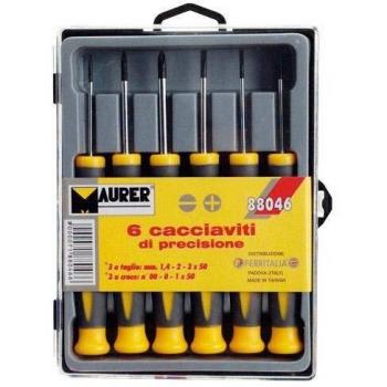 Juego Destornilladores Maurer Precisión Profesional 6 Piezas