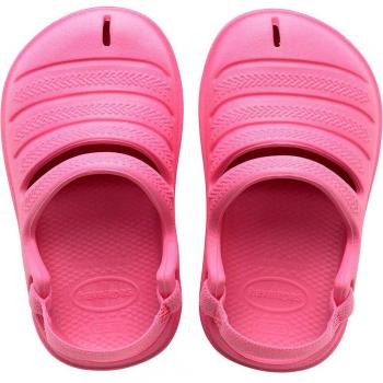 Havaianas Baby Clog Zuecos para Niña en Color Rosa Fucsia, Talla 24-25
