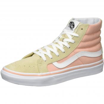 Vans UA Sk8-Hi Slim, Zapatillas Altas para Mujer, Beige