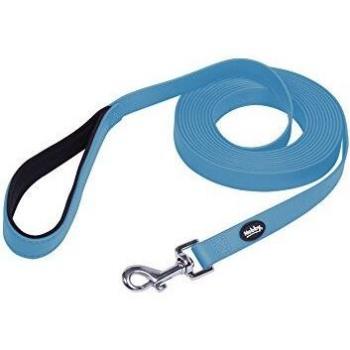 Correa Antideslizante Nobby Cover para Perro, 5 m de Largo y 20 mm de Ancho, Color Azul Claro