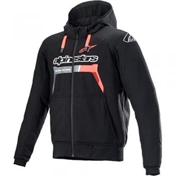 Alpinestars Chrome Ignition Urban Riding Jacket - Abrasion Resistant, Black-Red, XL
