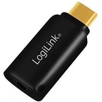 Adaptador de Audio USB-C a 3,5 mm con DAC - Negro