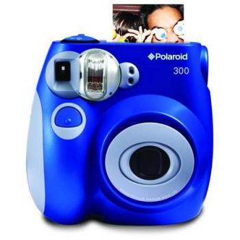 Polaroid PIC-300 - Cámara de película instantánea, color azul