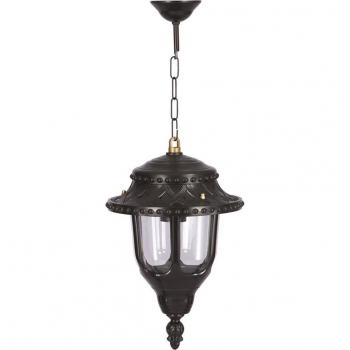 Lámpara de techo para exterior WELLHOME - Negro, 25x25x50