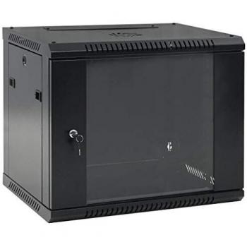 vidaXL Armario de Red Pared 9U 19 IP20 600x450x500 mm Almacenaje Electrónica