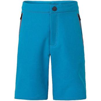 VAUDE Kids Slim Fit Zip-Off Hiking Pants - Light Blue, Size 134-140