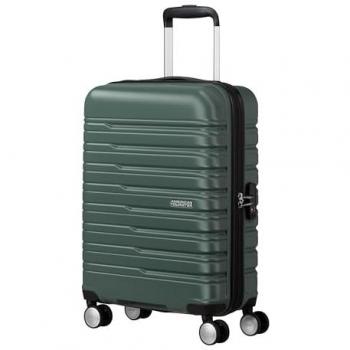 Maleta de Cabina American Tourister Flashline 55 cm Rígida con 4 Ruedas y Cerradura TSA - Bosque Oscuro