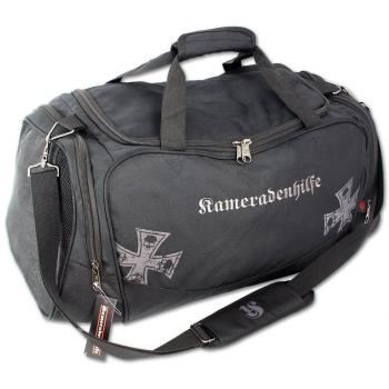 'Bolsa de deporte bolsa de viaje grande Viajes resistente con compartimento para zapatillas de exterior Camarada ayuda 4204