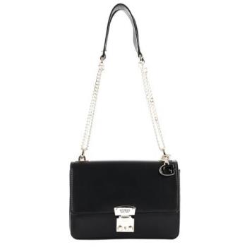 Guess Cross Body Bag, Female, Black, Size: ONE SIZE, Polyethylene Handbag with Zippered Pocket