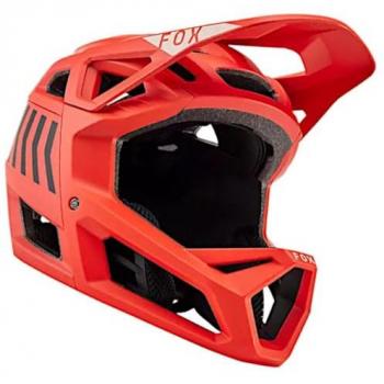 Fox Racing Proframe Nace MIPS Casco de Bicicleta de Descenso, Talla L, Unisex Adulto, Color Naranja Flameado