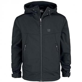Chaqueta entre-tiempo Vintage Industries Alford Softshell para Hombre - Color Negro - Talla XXL - 100% poliéster