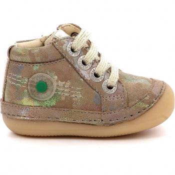 Kickers Sonistreet Baby Girl Camo Boots 928063-10 Kaki