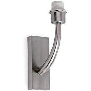 Luz de Pared Interior Rem 1 E27 Níquel Satinado (Pantalla No Incluida)