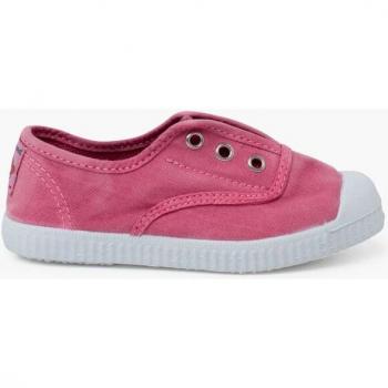 Pisamonas Zapatillas Lona Efecto Desgastado Sin Cordones para Niños