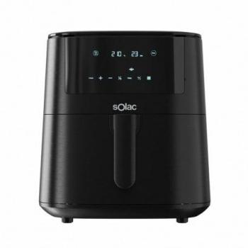 Solac - Freidora de Aire Leviter 7 Litros con Tecnología Antiadherente y Panel de Control Táctil