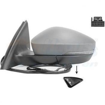 Espejo retrovisor VAN WEZEL 7631815, tipo: espejo retrovisor, características: diseño específico para vehículos, fácil instalación, fabricado con materiales de alta calidad, ajuste eléctrico (si aplica), compatible con modelos de diversas marcas