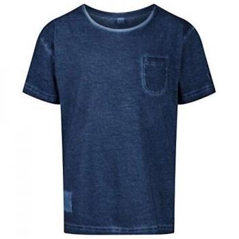 Regatta Ayan-Camiseta Transpirable De Algodón Y Manga Corta T-Shirts/Polos/Vests, Unisex niños, Dark Denim, 14 yr