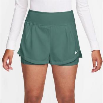 Nike Dri-Fit Advantage Shorts Mujeres Verde Oscuro - S, Pantalón corto de tenis, tecnología Dri-FIT, diseño cómodo y ligero, corte regular, ideal para actividades deportivas