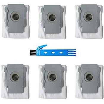 BSDY YQWRFEWYT Paquete de 6 Bolsas de eliminación de Suciedad de Repuesto para iRobot Roomba i7