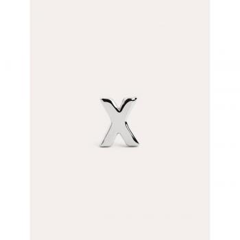 Pendiente Suelto Singularu Letter Plata - Letra X