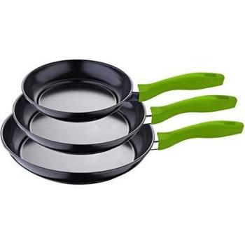 Chef Sauce Dolce Set de sartenes, Acero, Verde, 28 cm