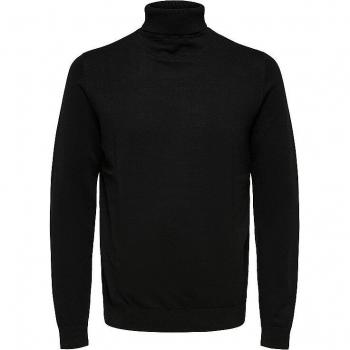 Selected Jersey Berg Cuello Alto Negro