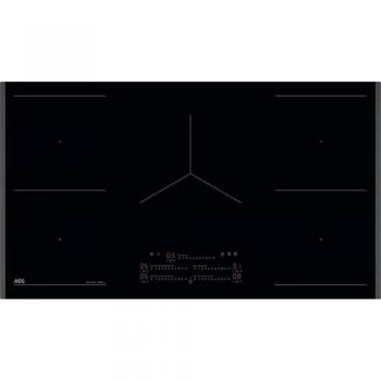 Placa de Inducción AEG TK95IN00FB, 90 cm, 5 Zonas, Función Puente, Temporizador, Negra