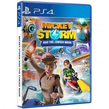 Mickey Storm and the Cursed Mask - Videojuego para PS4, aventura de acción, gráficos en 3D, jugabilidad en plataformas, historia envolvente y personajes únicos