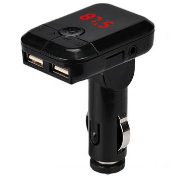 byste Bluetooth inalámbrico transmisor de Radio FM Reproductor de MP3 Manos libres Kit de coche USB TF SD remoto