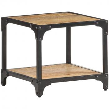 Solid Mango and Acacia Wood Coffee Table 40x40x36 cm